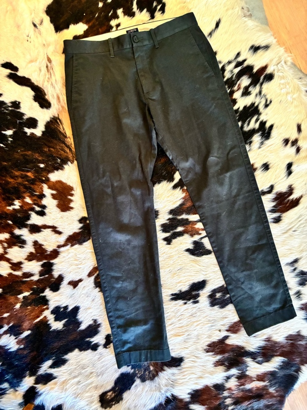 J. Crew Men's Dark Green Chinos